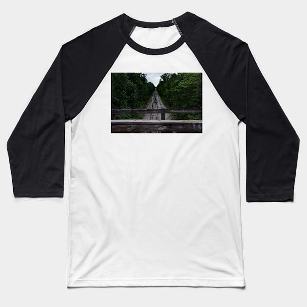 To What's Ahead Baseball T-Shirt by inphocus